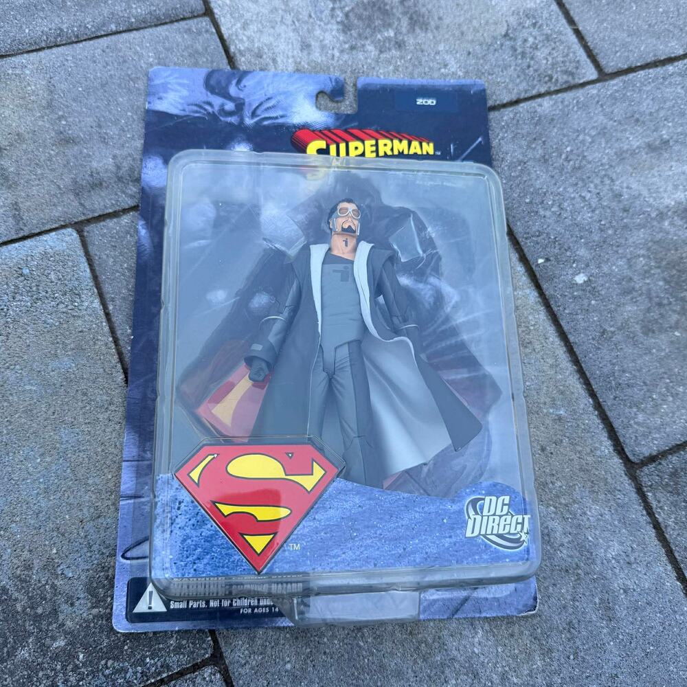 DC Direct Superman Last Son General Zod Action Figure Adam Kubert Sealed New